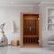 Steamspa 2-Person Carbon FAR Infrared Hemlock Wooden Indoor Sauna Room with LED Touch Control Panel SC-SS0014-GS - alternate 3